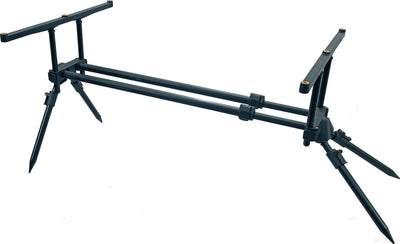 Soul Stealth Rod Pod 3 Ruten – verstellbares Rod Pod mit Buzzer Bars (50 cm) und Tragetasche