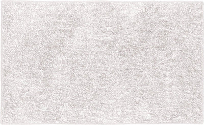 Badematte mit Seehundfell-Sprenkeln, 50 x 80 cm – Polyester – Grau