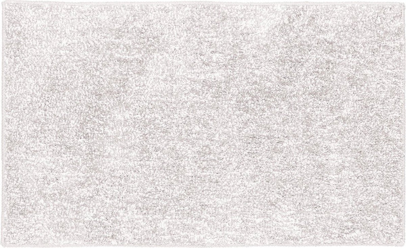 Badematte mit Seehundfell-Sprenkeln, 50 x 80 cm – Polyester – Grau