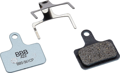 BBB Cycling DiscStop Coolfin Scheibenbremsbeläge Shimano – Ersatzbremsbeläge für Coolfin-System, kompatibel mit Shimano-Scheibenbremsen – organisch mit Kühlrippen – BBS-561CP