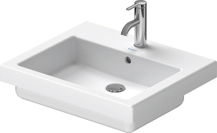 Duravit Vero - Einbauwaschtisch 55x47x18 cm, 1 Hahnloch, alpinweiß 0315550000
