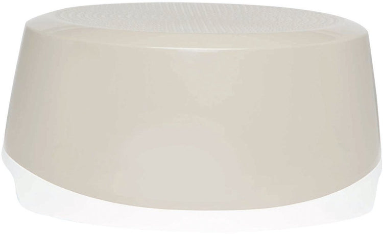 Bébé-jou Tritthocker Taupe – ovaler Kinderhocker – 25 x 30 x 15 cm
