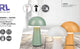 Rl lebe dein Licht Reality Lennon - Tischlampe - Olivgrün - inkl. 1x SMD 2W - wiederaufladbar - Außenlampe - dimmbar - Außenbeleuchtung - IP44