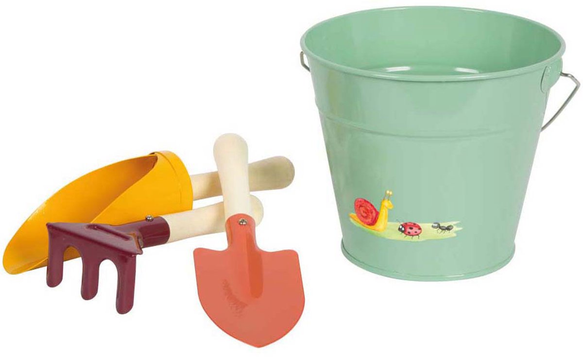 Kleiner Fuß - Gartenwerkzeug Set winziges Garten, 4dlg.