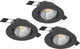 Eglo Saliceto Einbaustrahler - LED - ø 8,8 cm - Schwarz - dimmbar - 3er-Set - neigbar