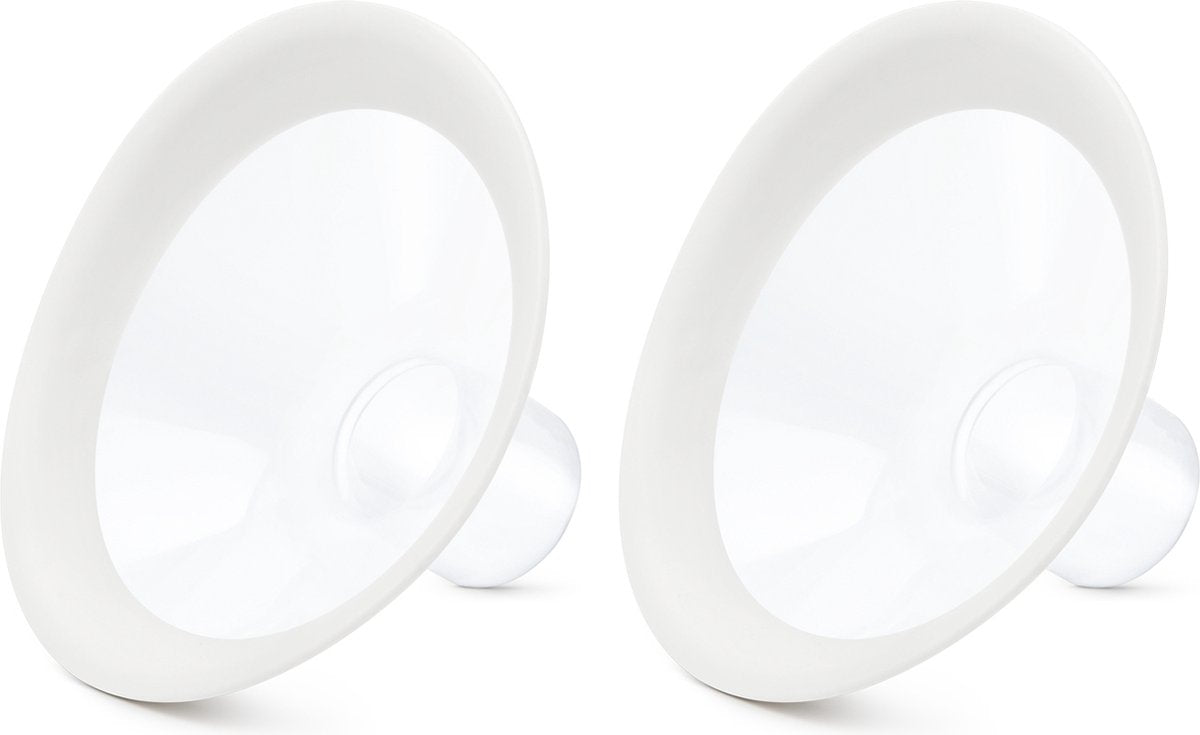 Medela Personal Fit Flex Brusthaube mit weichem Rand – 2 Stück – Größe M – 24 mm