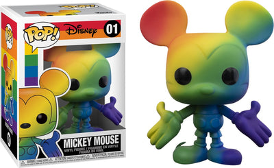 Disney Funko Micky Maus – Pop! Pride Mickey Mouse (RNBW) 9 cm Sammelfigur – Regenbogen