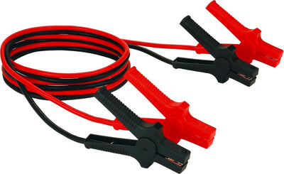 Einhell Starterkabel BT-BO 25 1 A - für Benzinmotor: max. Hubraum: 5500 cm³ - für Dieselmotor: max. Zylinderinhalt: 3000 cm³ – Kabellänge: 3,5 m – Querschnitt: 31,4 mm² – Intensität: 350 A – Lieferung in Tragetasche