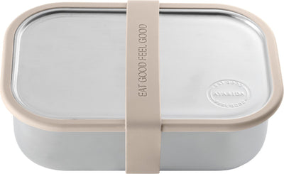 Aya ida aya ida - Lunchbox - Aufbewahrungsbox - Mitnehmen - Brot - 1000ml - Cremebeige