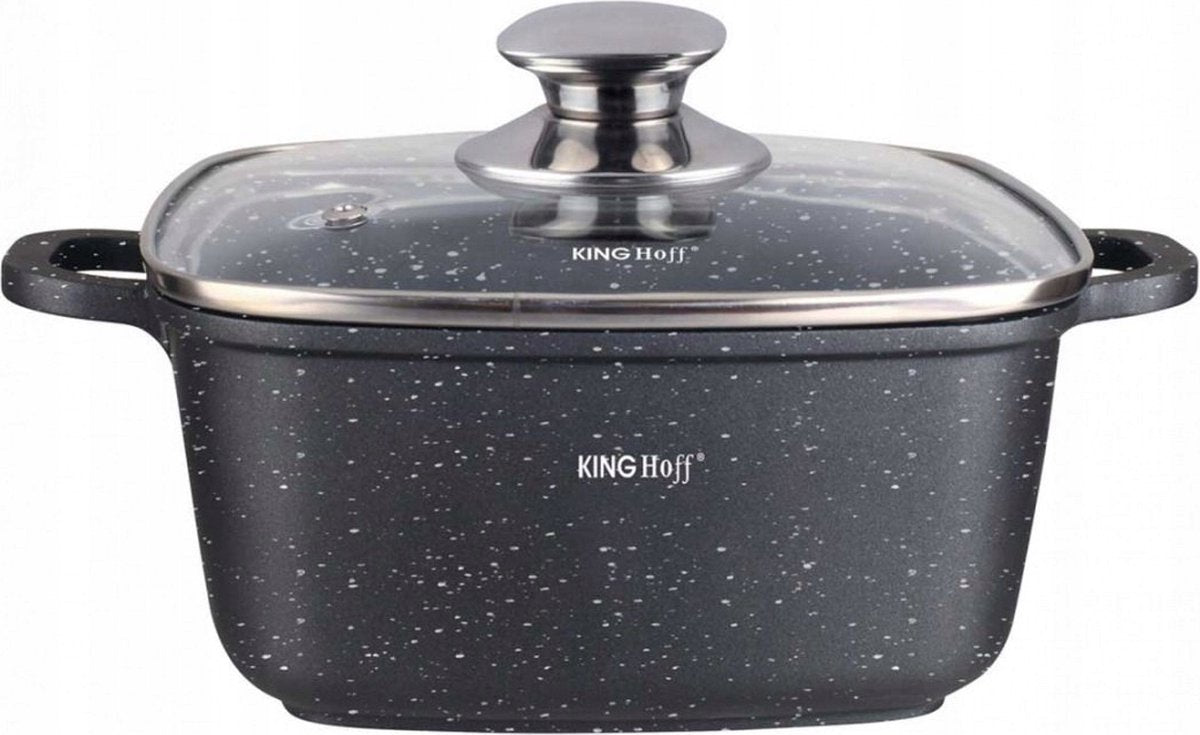 Kinghoff 1605 - Bratpfanne - quadratisch - 28 cm - 6,5 Liter