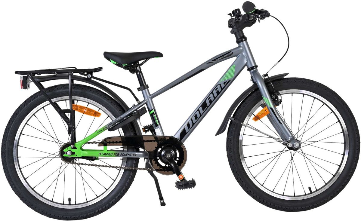 Volare Explorer Kinderfahrrad – Jungen – 20 Zoll – Dunkelgrau