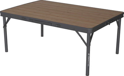 Eurotrail Campingtisch Balazuc – Platte aus 100 % Bambus – 90 x 60 x 70 33 cm