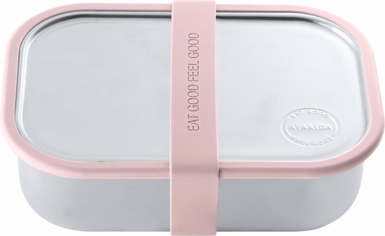 Aya ida aya ida – Lunchbox – Aufbewahrungsbox – zum Mitnehmen – Brot – 1000 ml – zartrosa