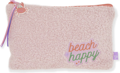 Känguru-Federmäppchen – Beach Happy – rosa Teddy – 24 x 15 cm – k-pm320035