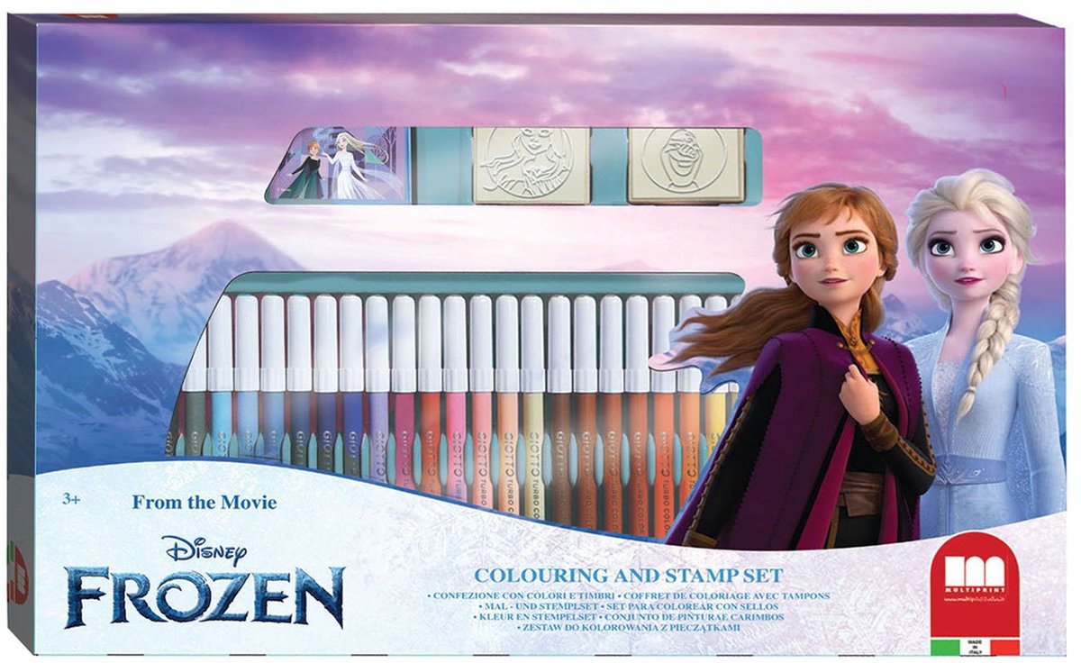 Multiprint Frozen Farb Set mit Briefmarken, 41DLG.