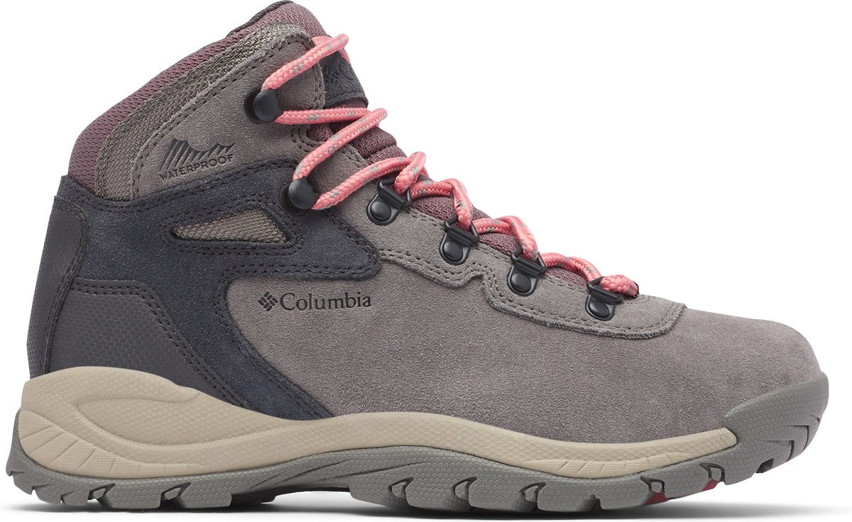 Columbia Newton Ridge Plus wasserdichte verstärkte Damen-Wanderstiefel – Stratus, Canyon Rose