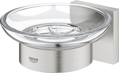 Grohe Start Cube Seifenschale mit Halter – Supersteel (Edelstahloptik) 41096dc0