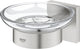 Grohe Start Cube Seifenschale mit Halter – Supersteel (Edelstahloptik) 41096dc0