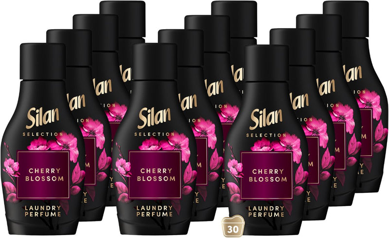 Silan Weichspüler – Blumenessenzen – Kirschblüte 540 ml – 12 x 30 Wäschen – Vorteilspack