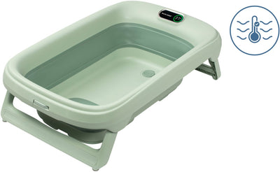 Maxi-Cosi Indigo – Premium faltbare Badewanne – Salbeigrün – von der Geburt bis 4 Jahre