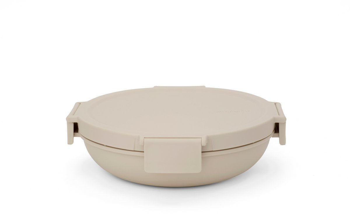 Brabantia Make-Take-Lunchschüssel – 1 l – Kunststoff – zartes Beige