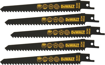 Dewalt Zubehör Säbelsägeblatt HCS 152 x 4,2 mm Holz und Kunststoff, schnell mit feinem Finish – dt2362-qz