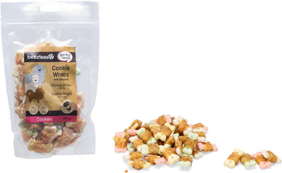 Beeztees leckere Leckereien Cookie Wraps mit Huhn – Hundesnacks – Hundekekse – Hundeleckerlis – S – 200 Gramm