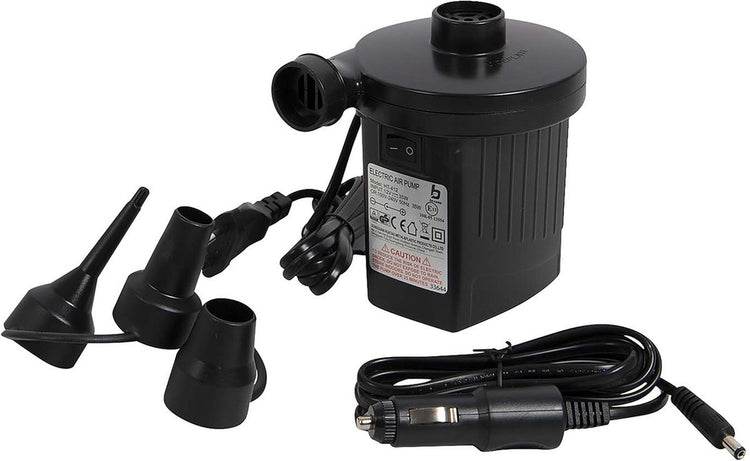 Bo-Camp Luftmatratze mit elektrischer Pumpe – 12 und 230 Volt – 230 Liter min