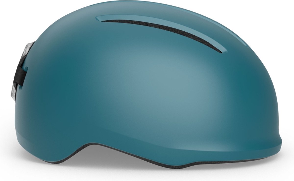 With vibe Fahrradhelm Herren Damen – Fahrradhelm E-Bike Erwachsene – Elektrofahrrad – Citybike – Größe S (52-56 cm) – Blau matt (Blau)
