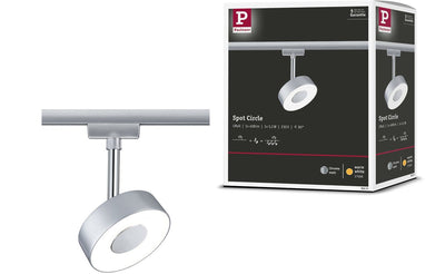 Paulmann Urail Rail Spot Circle 250lm 5,3W 2700K 230V Chrom matt