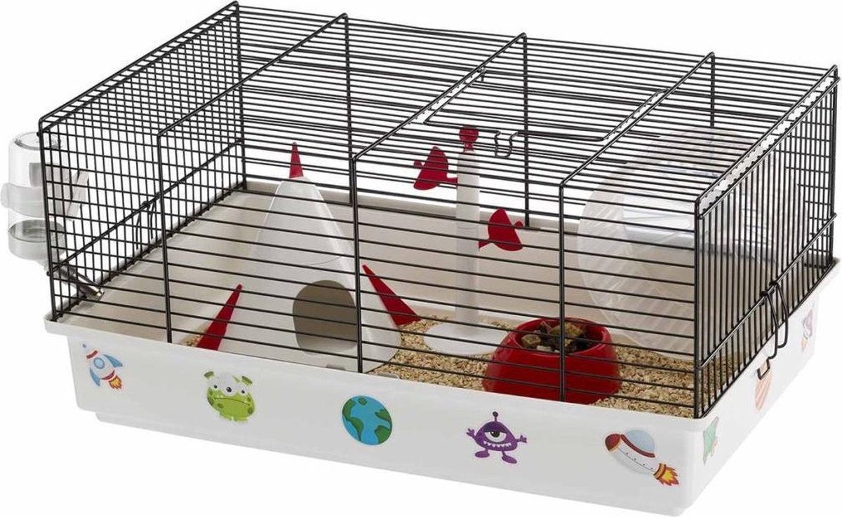 Ferplast Hamsterkäfig Criceti 9 Plätze 46x29,5x23 cm 57009060