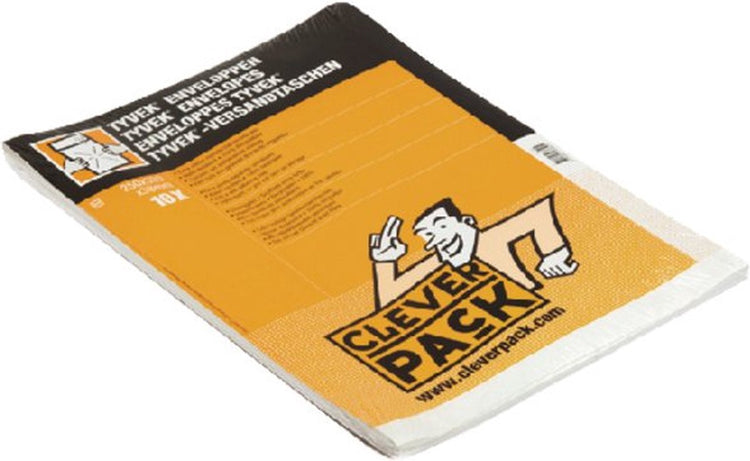 Cleverpack Briefumschlag Tyvek - Musterbeutel - 250x353x38mm weiß - 10 Stück