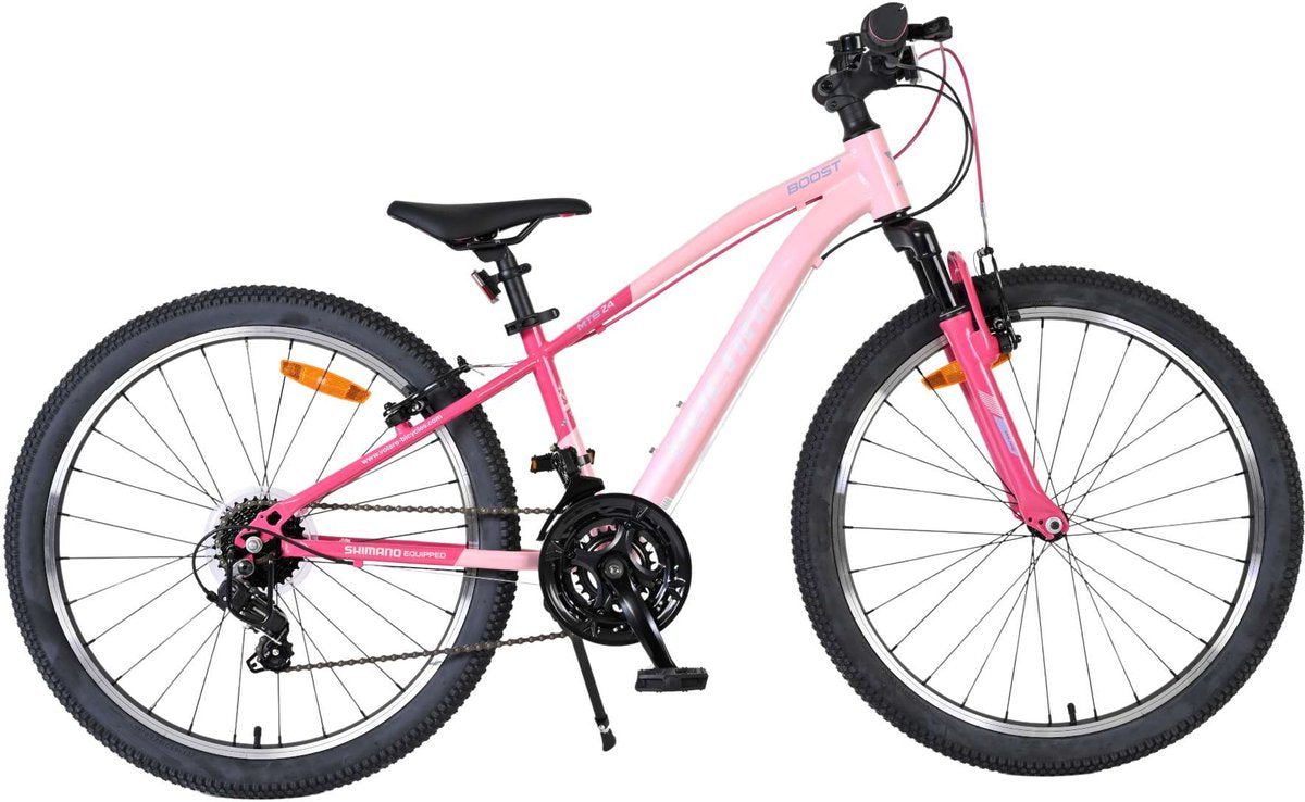Volare Boost Kinderfahrrad – 24 Zoll – 21 Gänge – Pink