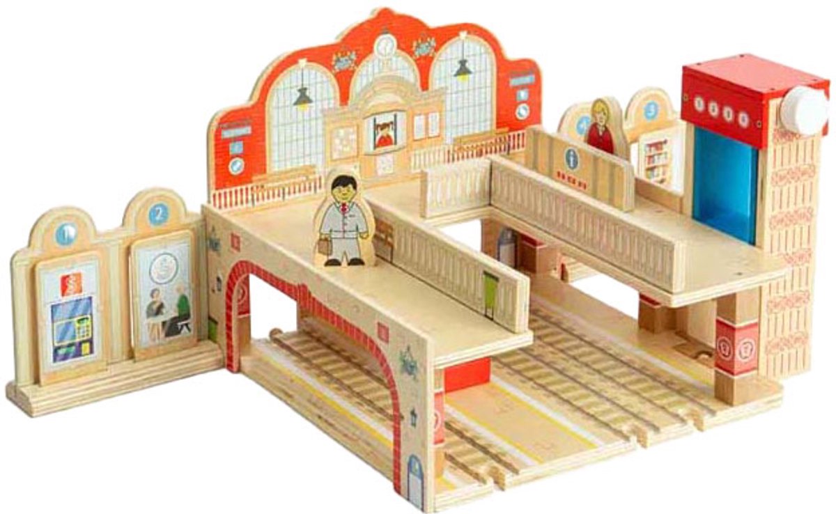 Bigjigs Spielset „Grand Central Station“ aus Holz