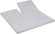 Cinderella – Sundays – Topper-Spannbettlaken mit Schlitz – 180 x 210 cm – bis 15 cm Matratzenhöhe – 100 % Baumwoll-Satin – hellgrau