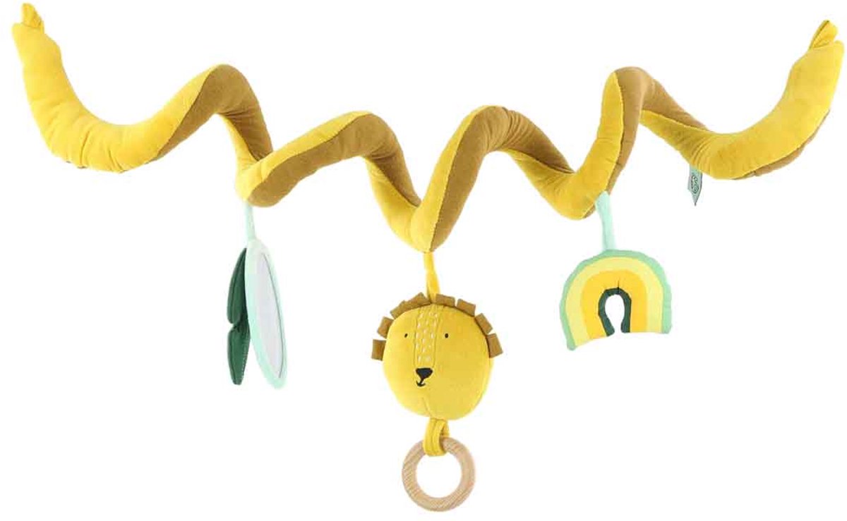 Trixie Aktivitätsspirale für Babys – Mr. Lion, mehrfarbiger Plüsch.
