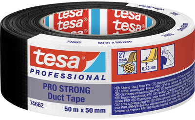 Tesa Professional 1074589 - 66462 prostrdutapblack50mx50mm | 6 Stück