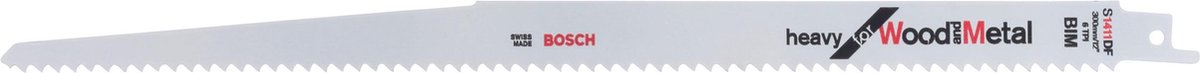 Bosch Zubehör Säbelsägeblatt S 1411 df schwer für Holz und Metall 25 Stück – 2608657562