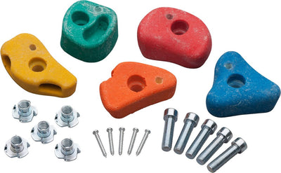 Swinging Swinging Climbing Stone Set klein mit 2 Löchern, 5st.