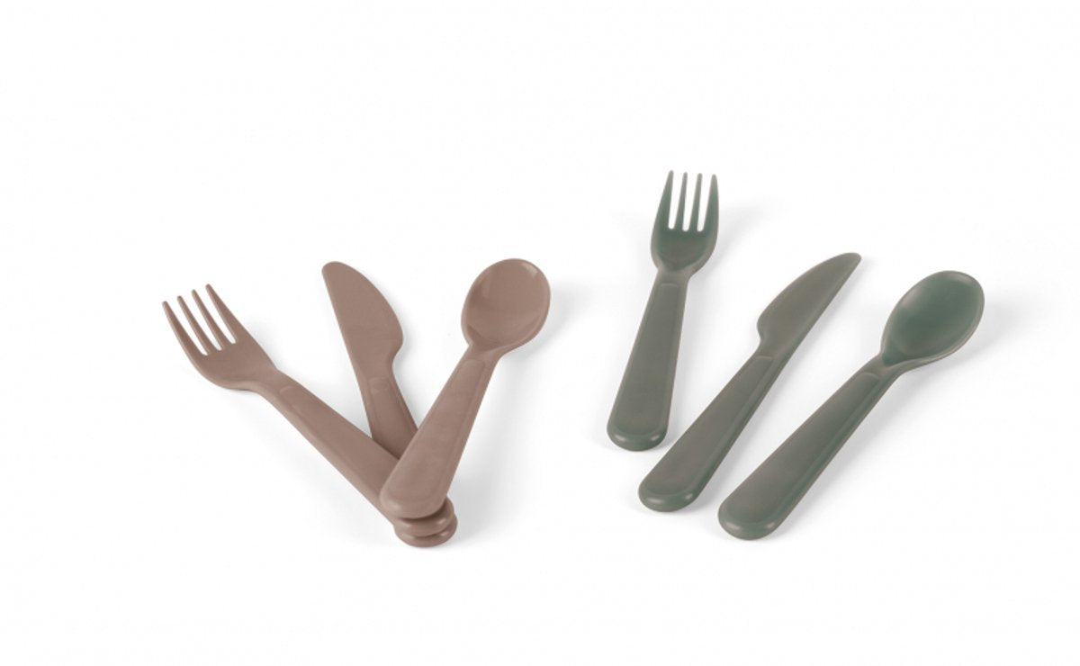Dantoy Cure Set Mokka Olive Green, 6dlg.