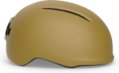 With vibe Fahrradhelm Herren Damen – Fahrradhelm E-Bike Erwachsene – Elektrofahrrad – Citybike – Größe S (52–56 cm) – Mandel matt (braun)