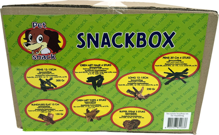Petsnack Snackbox – 100 % natürliche Kausnacks