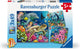 Ravensburger Jigsaw Puzzle Zauberndes Unterwasserwelt, 3x49st.