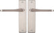 Starx Türgriff Silber - Edelstahloptik - Türbeschläge - Türgriff mit Schild - Rollo - Türgriff Butterfly - 43 x 180 mm - ã˜ 18 mm