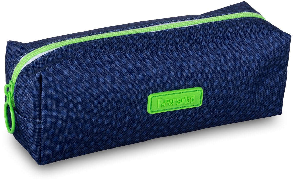 Lannoo Graphics – Salatbeutel aus Papier, quadratisch, 21 cm, Blauer Hai