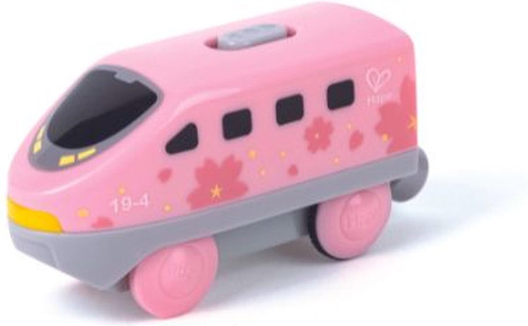 Hape Holzeisenbahn Lokomotive rosa - - ab 3 Jahren