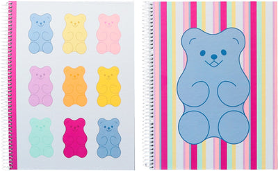 Kangaro-Spiralblock – B'log Sweet Candy – Größe A5 – mit Diamant 5 mm – 2 Stück – mit Erdbeerduft – an-122718-a