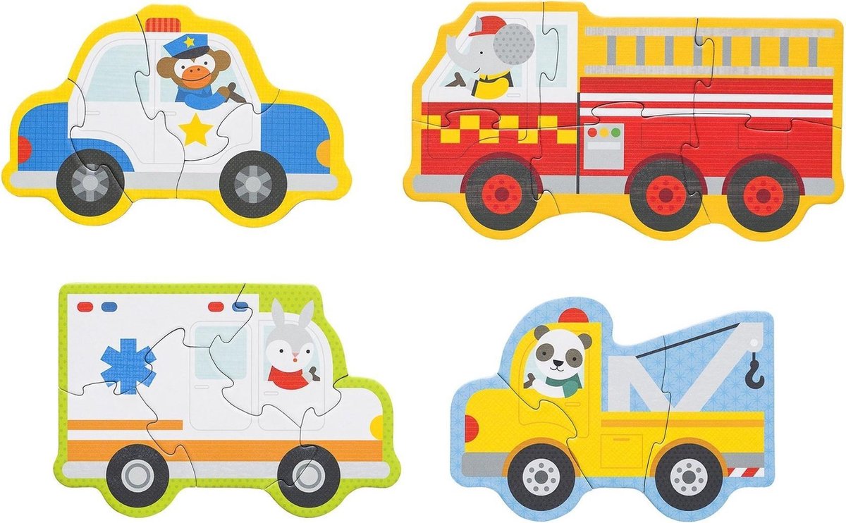 Petite Collage - Puzzle „Rettungsfahrzeuge“