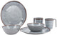 Bo-Camp-Geschirr - Halo - 6-teilig - Melamin - Grau