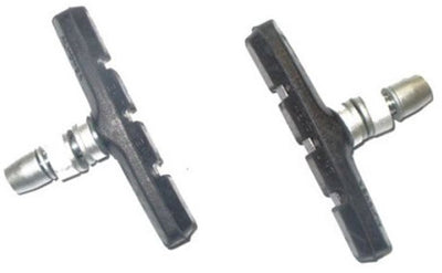 Dresco-Bremsbeläge – für V-Brake-Bremsen – Sechskantbefestigung – Länge 70 mm – für die Vorder- oder Hinterradbremse – starke Bremskraft bei trockenen und nassen Wetterbedingungen
